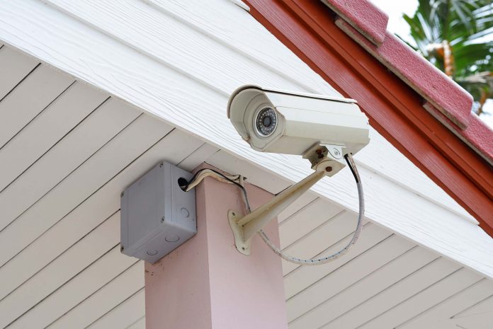 installation of outdoor security camera