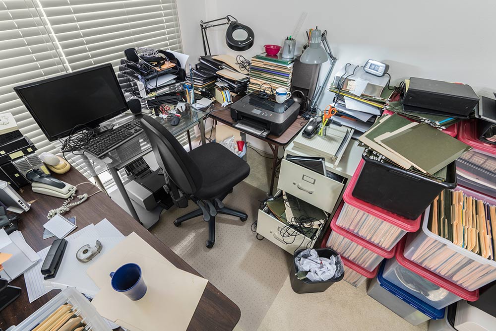 Clean or declutter your work area - Tips on Being Productive At Home - Carousell Philippines Blog