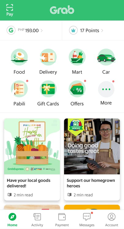 Grab app