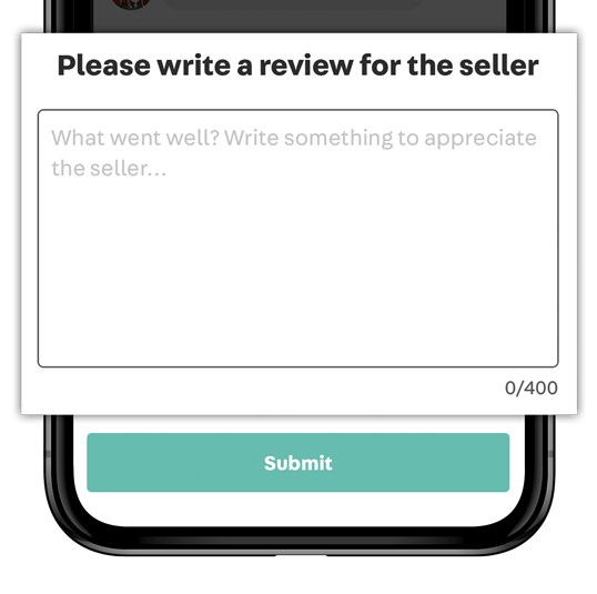 how to write reviews in carousell