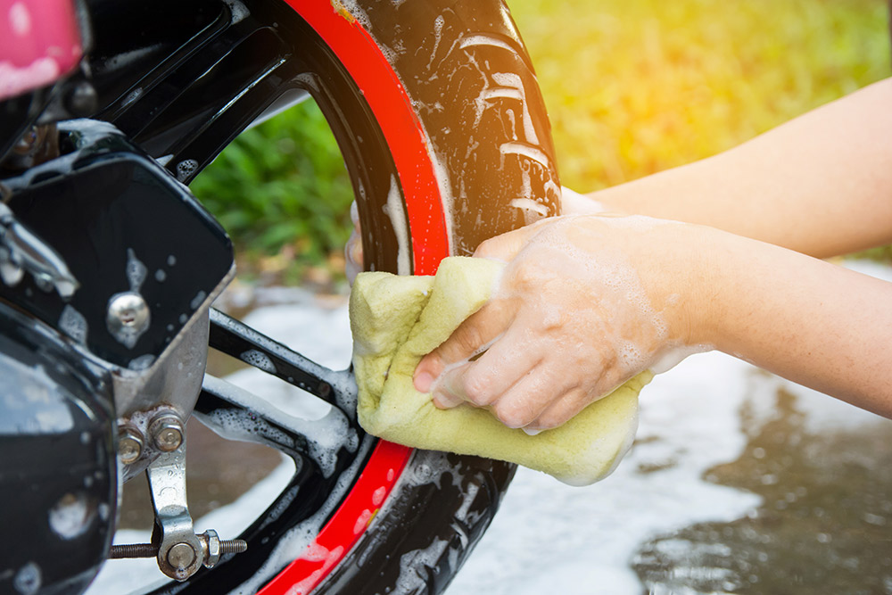 Motorcycle quarantine care tips - give it a thorough wash - Carousell Philippines