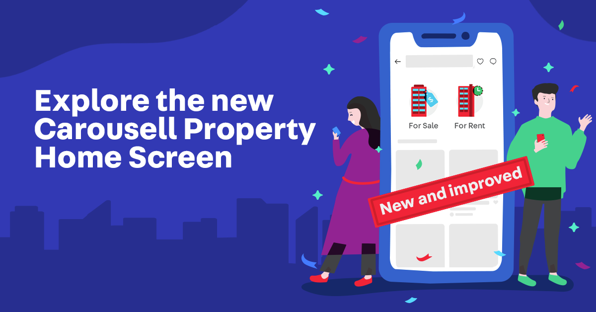 New Carousell Property Home Screen - For A Better House-Hunting Experience