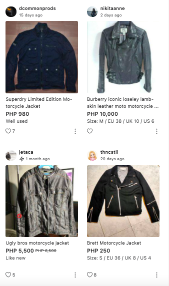 Buy quality motorcycle jackets on Carousell