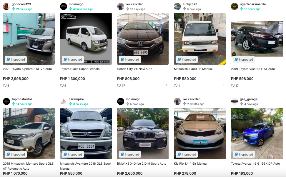 Carousell Autos Inspected Listings