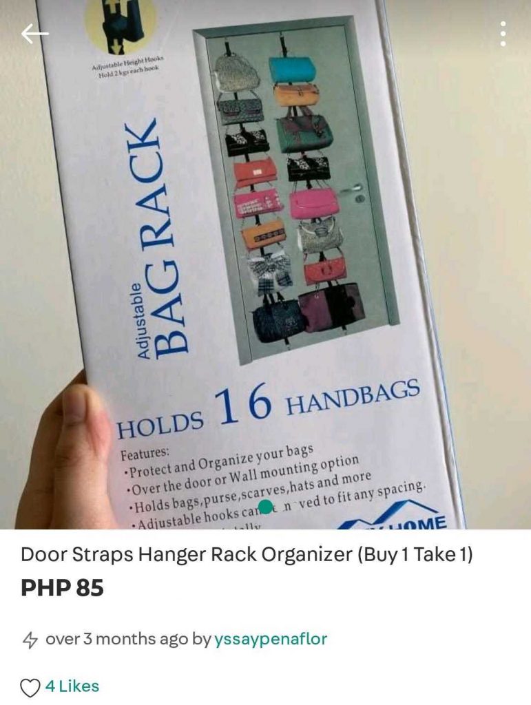 storage-tips-door-strap-rack-carousell-philippines